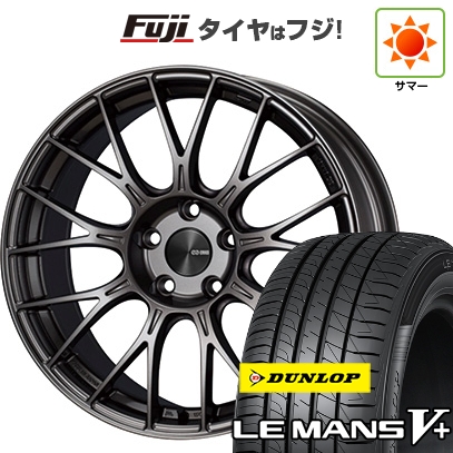 【新品国産車用5穴114.3】 | 夏タイヤ ホイール4本セット | 245/45R19 | ダンロップ ルマン V+ | ENKEI エンケイ PerformanceLine PFM1 | 19インチ