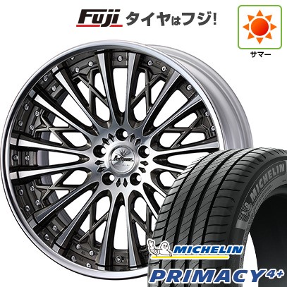 PRIMACY - 【新品】40系アルファード/ヴェルファイア用 夏タイア 銀輪4本仕かける 245/40R21 ミシュラン プライマシー4+ WEDS ウェッズ クレンツェ シュリット 21in