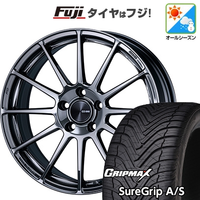 【新品国産車用 5穴114.3車】 オールシーズンタイヤ ホイール4本セット 215/50R18 GRIP MAX シュアグリップ A/S(限定) ENKEI PF03 LIMITED EDITION 18インチ