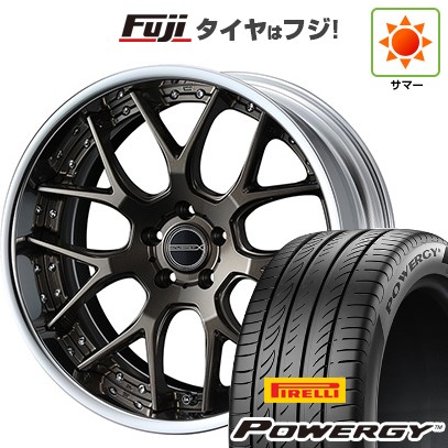 【新品国産車用 5穴100車】 夏タイヤ ホイール4本セット 225/40R18 ピレリ パワジー WEDS ウェッズ マーベリック 1307M 18インチ