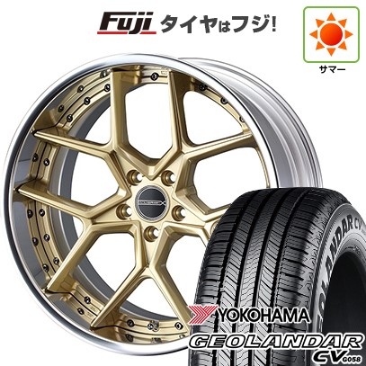 【新品国産車用 5穴114.3車】 夏タイヤ ホイール4本セット 225/60R18 ヨコハマ ジオランダー CV G058 WEDS ウェッズ マーベリック 1505S 18インチ