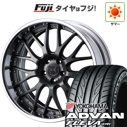 ADVAN - 【新品国産車用 5穴114.3車】 夏タイア 車輪4本仕掛ける 225/35R20 ヨコハマ 居住地ヴァン フレバV701 WEDS ウェッズ マーベリック 709M 20in 車、バイク、自転車-タイヤ、ホイール