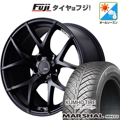【新品国産車用5穴114.3】 | オールシーズンタイヤ ホイール4本セット | 225/65R17 | マーシャル MH22(限定) | SSR GT GTV03 | 7J 17インチ