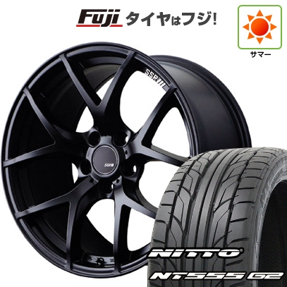 【パンク保証付き】【新品国産車用5穴114.3】 | 夏タイヤ ホイール4本セット | 245/40R19 | ニットー NT555 G2 | SSR GT GTV03 | 19インチ