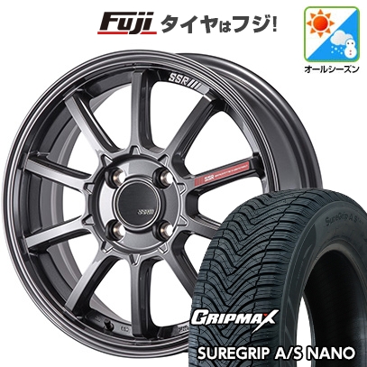 グリップマックス - 【新品国産車用5穴114.3】 | オール時期タイア 車輪4本仕掛ける | 225/65R17 | シュアグリップ AS ナノ | SSR GT GTV05 | 7J 17in 車、バイク、自転車-オールシーズンタイヤ、ホイールセット-タイヤ、ホイール