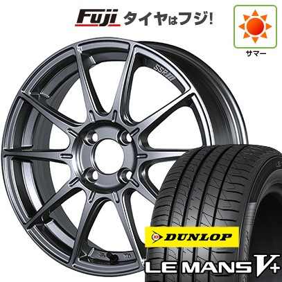 LE MANS 【新品国産車用 4穴100車】 夏タイヤ ホイール4本セット 195