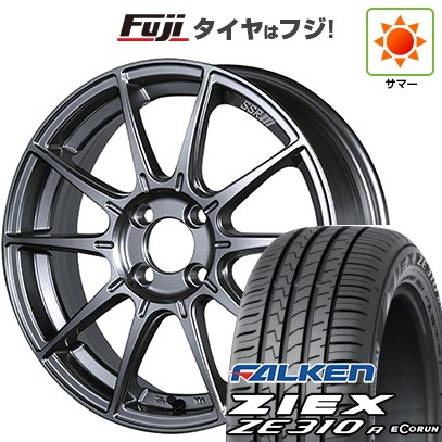ZIEX 【新品国産4穴100車】 夏タイヤ ホイール4本セット 185