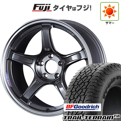 BFグッドリッチ - 【新品国産車用5穴114.3】 | 夏タイア 銀輪4本仕かける | 235/60R18 | トレールテレーンT/A RBL | SSR GT GTX03 | 7.5J 18in