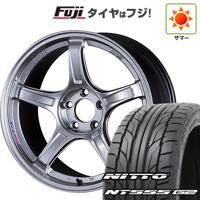 【パンク保証付き】【新品国産車用 5穴114.3車】 夏タイヤ ホイール4本セット 225/40R19 ニットー NT555 G2 SSR GT GTX03 19インチ