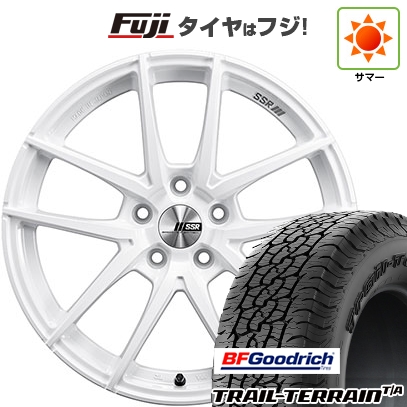 【新品国産車用 5穴100車】 夏タイヤ ホイール4本セット 225/55R18 BFグッドリッチ トレールテレーンT/A ORBL SSR ライナー タイプ10モノブロック 18インチ
