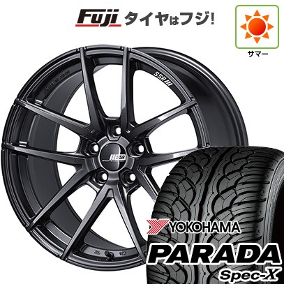 【新品国産車用 5穴114.3車】 夏タイヤ ホイール4本セット 235/55R20 ヨコハマ PARADA Spec-X SSR ライナー タイプ10モノブロック 20インチ
