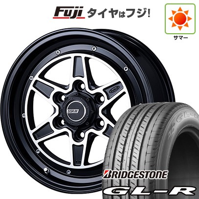 【新品】ハイエース200系 夏タイヤ ホイール4本セット 215/60R17 109/107R ブリヂストン GL-R SSR ディバイド MK6 フラット 17インチ