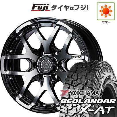 【新品国産車用 6穴139.7車】 夏タイヤ ホイール4本セット 285/70R17 ヨコハマ ジオランダー X-AT G016 SSR ディバイド ZS 17インチ