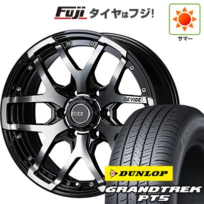 【新品】プラド/ハイラックス 夏タイヤ ホイール4本セット 265/60R18 ダンロップ グラントレック PT5 SSR ディバイド ZS 18インチ