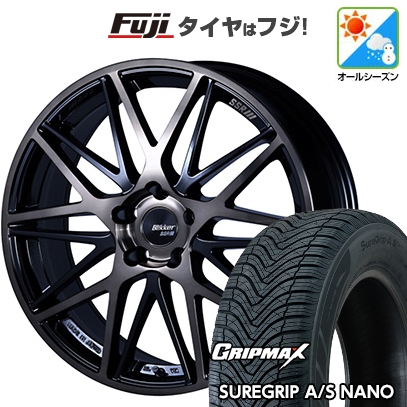 【新品国産車用5穴114.3】 | オールシーズンタイヤ ホイール4本セット | 225/65R17 | シュアグリップ AS ナノ | SSR ブリッカー 01M | 7J 17インチ