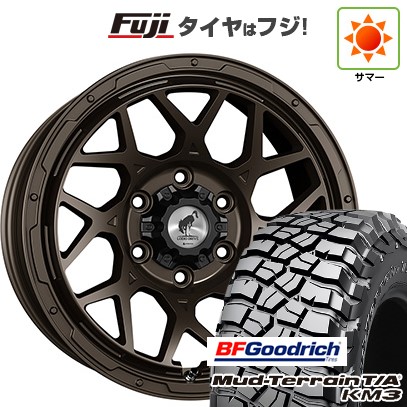 新品国産車用 6穴139.7車 夏タイヤ ホイール4本セット 35X12.5R17 BFグッドリッチ マッドテレーンT/A KM3 スーパースター ロディオドライブ 8M MONO 17インチ
