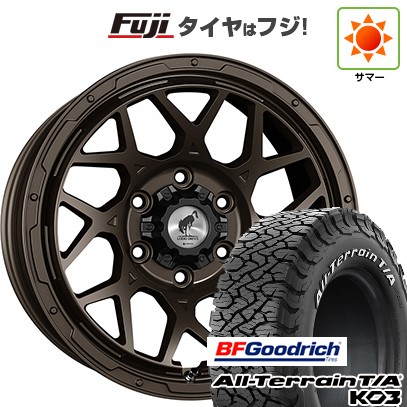 【新品】プラド/ハイラックス 夏タイヤ ホイール4本セット 265/70R17 BFG オールテレーンT/A KO3 RWL スーパースター ロディオドライブ 8M MONO 17インチ