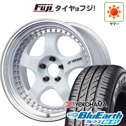 BluEarth - 【新品】クロスビー/イグニス 夏タイア 銀輪4本仕かける 175/60R16 ヨコハマ 青味地びた AE-01 WORK 細工物 マイはやりっ子 S1 3P 16in