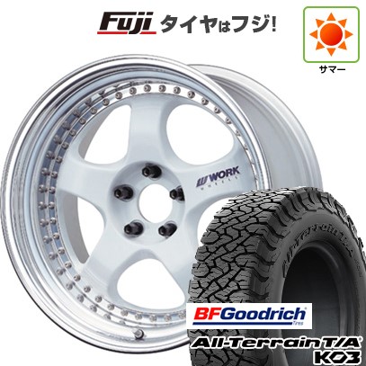 【新品国産車用 5穴114.3車】 夏タイヤ ホイール4本セット 215/65R16 BFグッドリッチ オールテレーンT/A KO3 RBL WORK ワーク マイスター S1 3P 16インチ