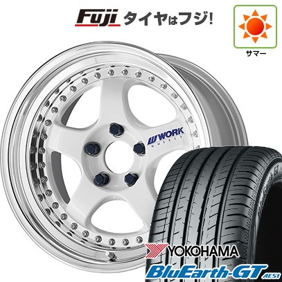 【新品】ライズ/ロッキー（ガソリン） 夏タイヤ ホイール4本セット 195/60R17 ヨコハマ ブルーアース GT AE51 WORK ワーク マイスター S1 3P 17インチ