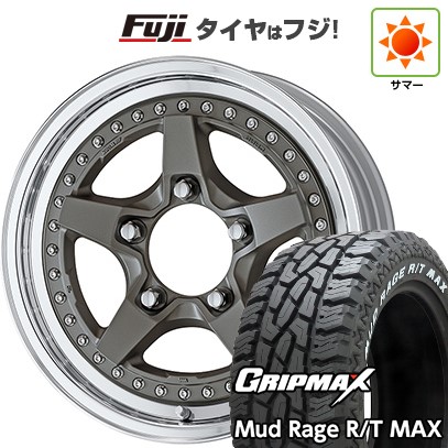 【新品】ジムニー | 夏タイヤ ホイール4本セット | 185/85R16 | マッドレイジR/T MAX RWL(限定2024年製) | WORK ワーク クラッグ ガルバトレ 2 | 5.5J 16インチ