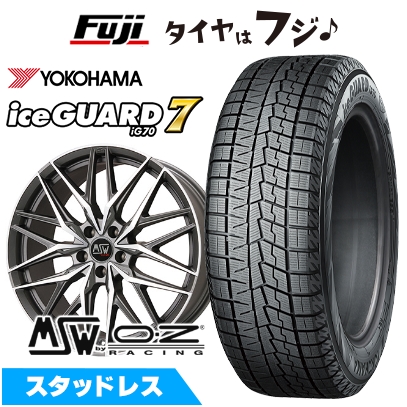 【新品】ベンツEクラス(W214)スタッドレスタイヤ ホイール4本セット 245/45R19 ヨコハマ アイスガード7 セブンIG70 MSW 50 8J 19インチ