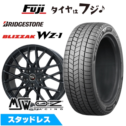 【新品】輸入車用 MINI（U25） スタッドレスタイヤ ホイール4本セット 225/55R18 ブリヂストン ブリザック WZ-1 MSW by OZ Racing MSW 74 8J 18インチ