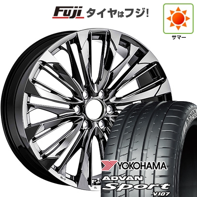 ADVAN - 焼け切れる言いはなつ付き添い人新品 ランクル300/ランクル250 夏タイア 銀輪4本仕掛ける 295/35R24 Sport V107 WALD ヴァルド ジェニュインライン FS001 10J 24in