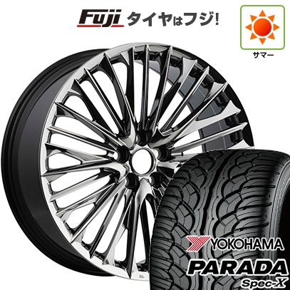 【新品国産車用5穴114.3】 | 夏タイヤ ホイール4本セット | 235/55R20 | ヨコハマ PARADA Spec-X | WALD ヴァルド ジェニュインライン F-001 | 20インチ