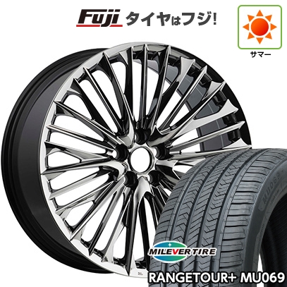 【新品国産車用5穴114.3】 | 夏タイア 銀輪4本仕かける | 245/35R21 | ミ生き胆 領域周遊旅行足し加えるMU069（押さえる） | ジェニュインライン F-001 | 21in