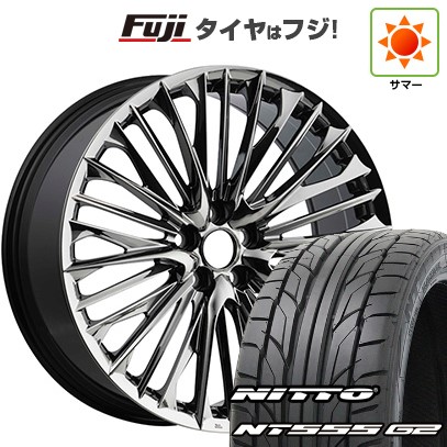パンク保証付き 新品 40系アルファード/ヴェルファイア用 夏タイヤ ホイール4本セット 245/40R21 ニットー NT555 G2 WALD ジェニュインライン F-001 21インチ