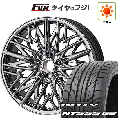 【パンク保証付き】【新品国産車用5穴114.3】 | 夏タイヤ ホイール4本セット | 245/45R20 | ニットー NT555 G2 | ジェニュインライン M-001 | 20インチ