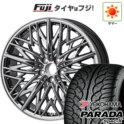 【新品国産車用5穴114.3】 | 夏タイヤ ホイール4本セット | 235/55R20 | ヨコハマ PARADA Spec-X | WALD ヴァルド ジェニュインライン M-001 | 8J 20インチ