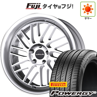 【新品国産車用5穴114.3】 | 夏タイヤ ホイール4本セット | 245/40R20 | ピレリ パワジー | WALD ヴァルド トスカ 2P T22-C | 8.5J 20インチ