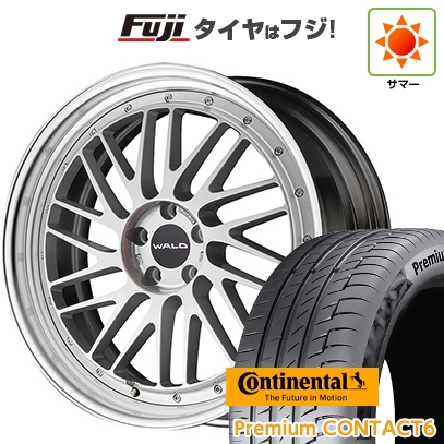 【新品国産車用5穴114.3】 | 夏タイヤ ホイール4本セット | 245/40R21 | コンチネンタル コンチ プレミアムコンタクト6(限定) | トスカ 2P T22-C | 21インチ