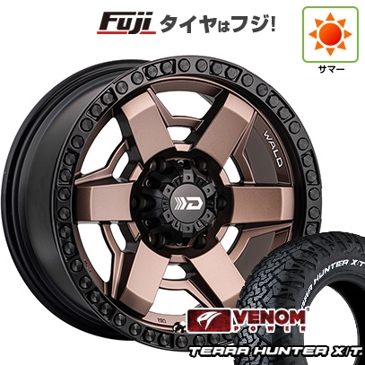 【新品】プラド/ハイラックス 夏タイヤ ホイール4本セット 265/65R17 ヴェノムパワー テラハンターX/T2 RWL(限定) ヴァルド デザートライン DS-001 17インチ