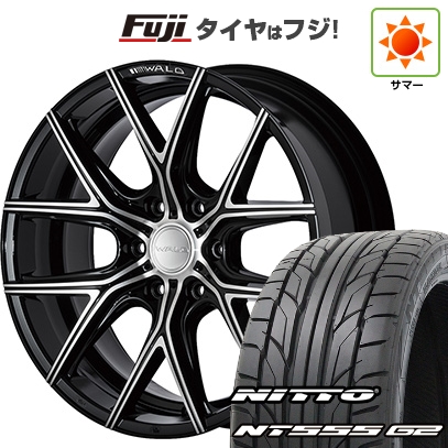 【パンク保証付き】【新品】ハイエース200系 夏タイヤ ホイール4本セット 225/35R20 ニットー NT555 G2 WALD ヴァルド イリマ 1P I11-C 20インチ