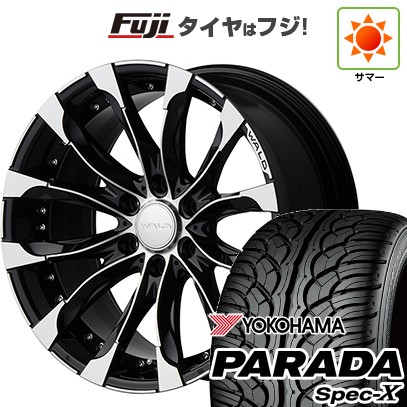 【新品】プラド 夏タイヤ ホイール4本セット 275/55R20 ヨコハマ PARADA Spec-X ヴァルド ジャレット J11-C 20インチ