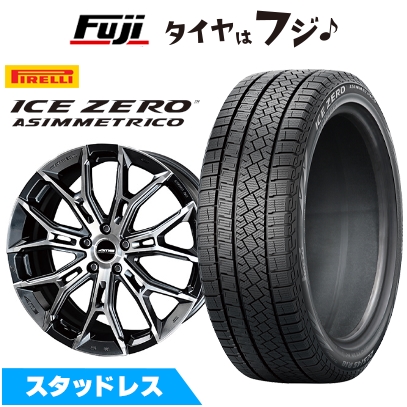 【新品】クラウンクロスオーバー スタッドレスタイヤ ホイール4本セット 225/60R18 アイスゼロアシンメトリコ 共豊 ガレルナ フィヌラ 7.5J 18インチ