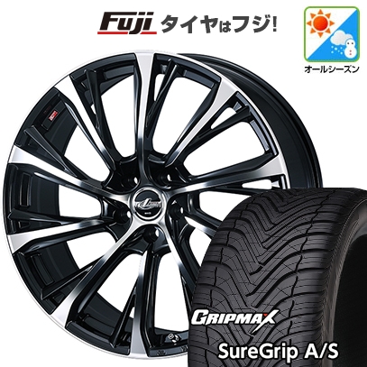 【新品国産車用5穴114.3】 | オールシーズンタイヤ ホイール4本セット | 225/55R18 | グリップマックス Sure Grip AS | レオニス JG 18インチ