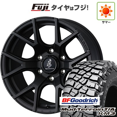 マッドテレーン - 【新品】プラド/ハイラックス 夏タイア 銀輪4本仕かける 265/70R17 BFG T/A KM3 WEDS ウェッズ冒険 マッドヴァンス SD 17in