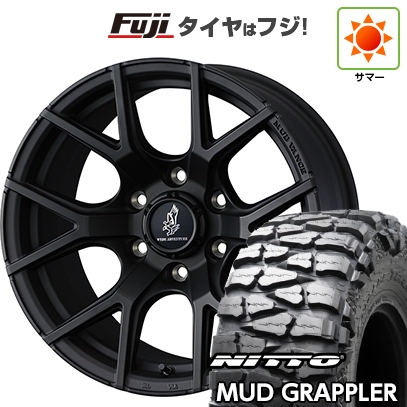 【新品】プラド/ハイラックス | サマータイヤ ホイール4本セット | 35X12.5R17 | ニットー マッドグラップラー | マッドヴァンス SD | 8J 17インチ