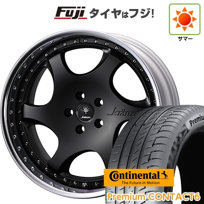 【新品国産車用 5穴114.3車】 夏タイヤ ホイール4本セット 245/40R21 プレミアムコンタクト6(特価限定) WEDS クレンツェ バズレイア ID 21インチ