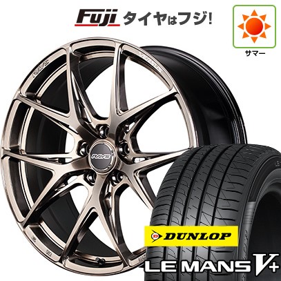 【新品国産車用 5穴114.3車】 夏タイヤ ホイール4本セット 225/45R18 ダンロップ ルマン V+(ファイブプラス) RAYS レイズ ベルサス CC VV21S (XIJ) 18インチ