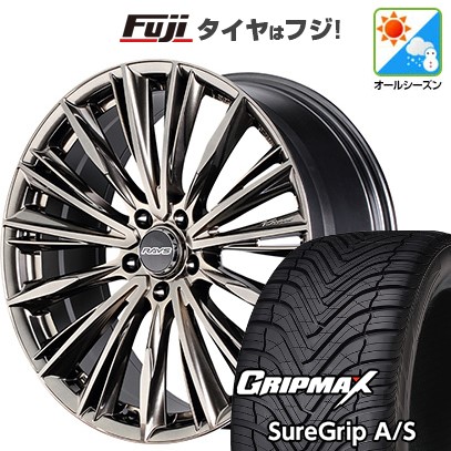 新品国産車用 5穴114.3車 オールシーズンタイヤ ホイール4本セット 215/50R18 シュアグリップ A/S(限定) RAYS ベルサス CC ヴォウジェ LIMITED (GG) 18インチ