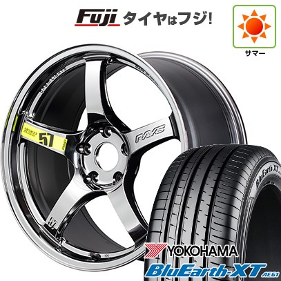 【新品国産車用 5穴114.3車】 夏タイヤ ホイール4本セット 215/50R18 ヨコハマ ブルーアース XT AE61 RAYS レイズ グラムライツ 57CR LIMITED (RB) 18インチ