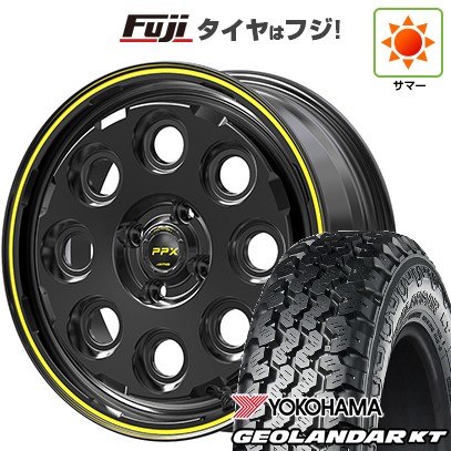【新品 軽自動車】軽トラ 軽バン 夏タイヤ ホイール4本セット 145/80R12 80/78N ヨコハマ ジオランダー KT 共豊 PPX ミルエイト 12インチ