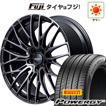 【新品国産車用 5穴114.3車】 夏タイヤ ホイール4本セット 245/35R20 ピレリ パワジー RAYS レイズ ホムラ 2X10BD BLACK CLEAR EDITION 20インチ