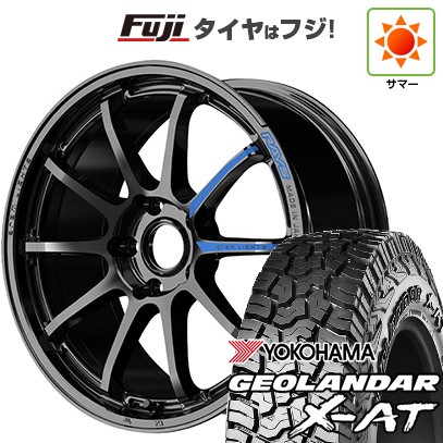 【新品国産車用 5穴114.3車】 夏タイヤ ホイール4本セット 225/65R17 ヨコハマ ジオランダー X-AT G016 OWL RAYS レイズ グラムライツ 57NR SPEC-M 17インチ