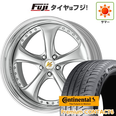 【新品】40系アルファード/ヴェルファイア用 夏タイヤ ホイール4本セット 245/40R21 コンチ プレミアムコンタクト6(特価限定) WORK VS VS-KF# 21インチ